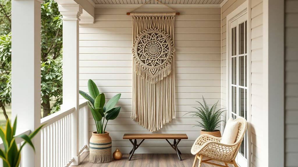 Macrame Wall Hanging Porch Bohemian Style