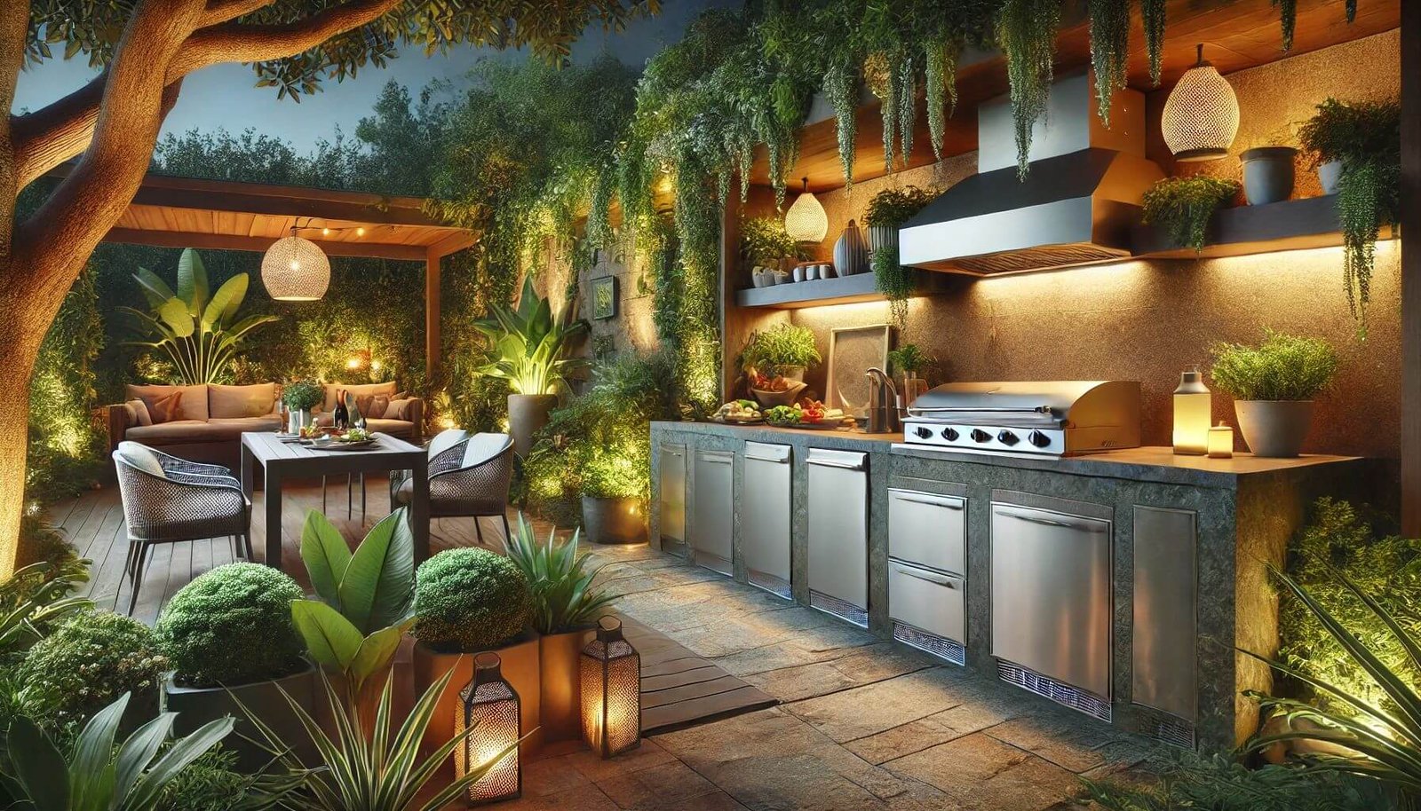 How to Elevate Your Living Space with Outdoor Kitchen Cabinets - GWS ...