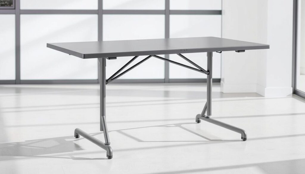 6' height adjustable folding table Parker