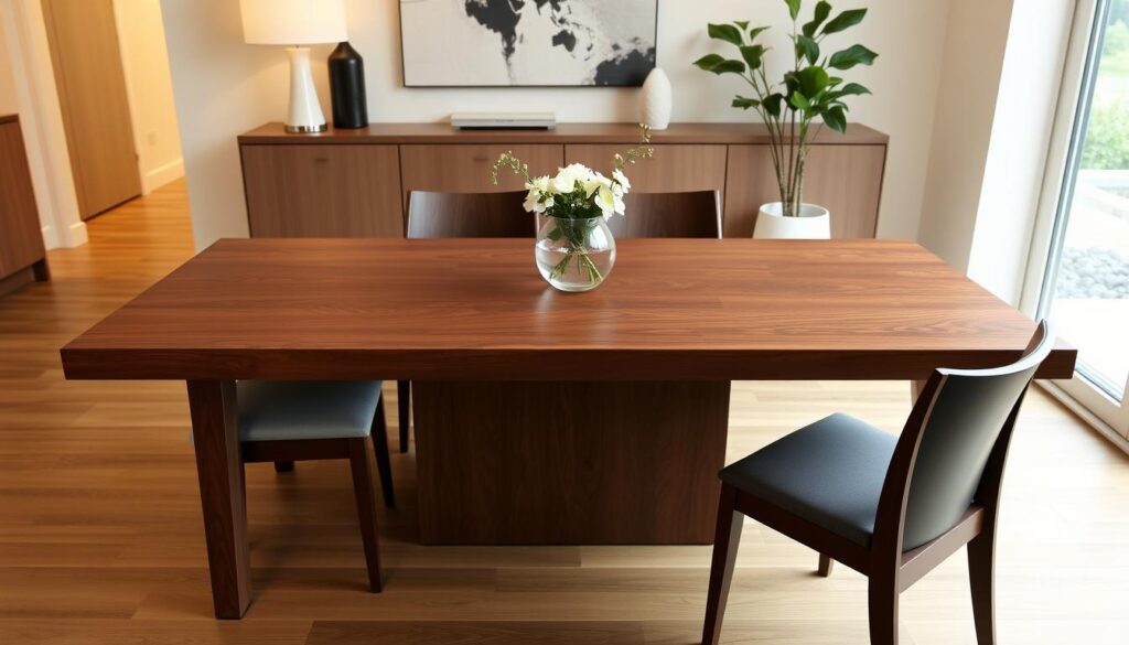 60 inch walnut solid dining table