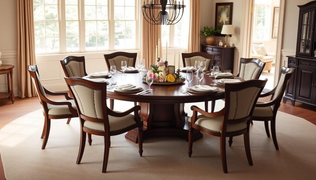 72 round dining table benefits