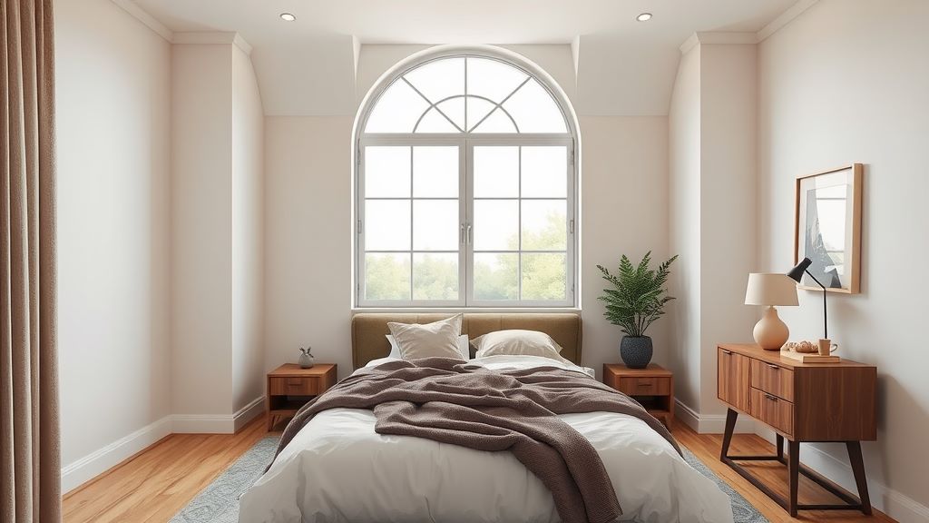 Asymmetrical Wall Window For Bedroom How to Enhance a Space