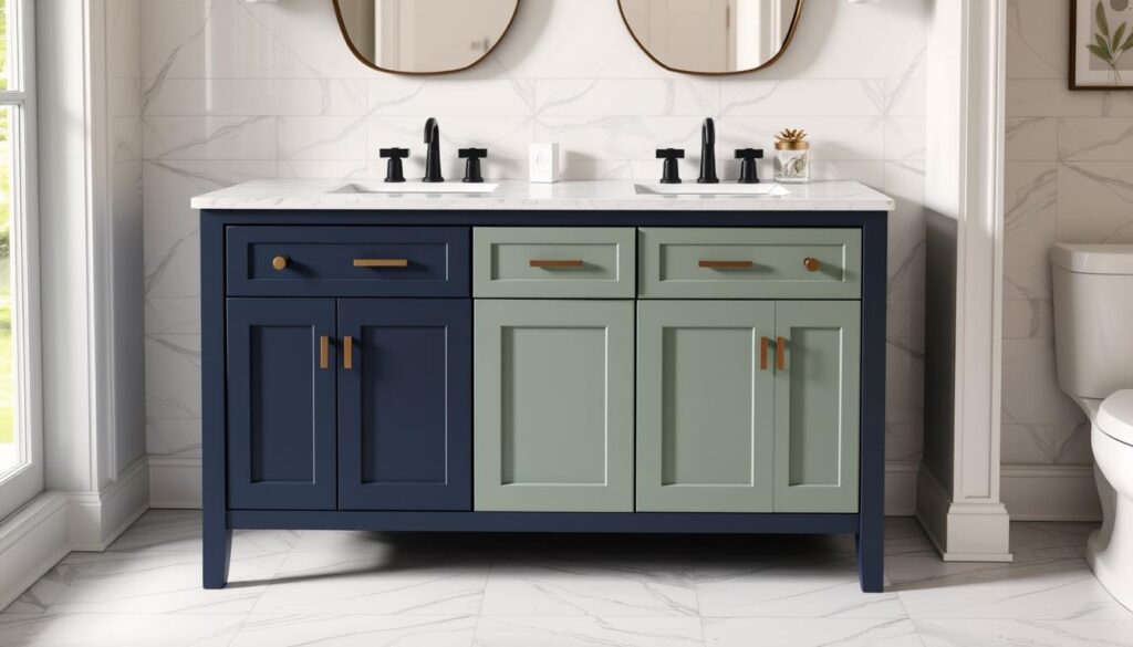 Bathroom vanity color trends