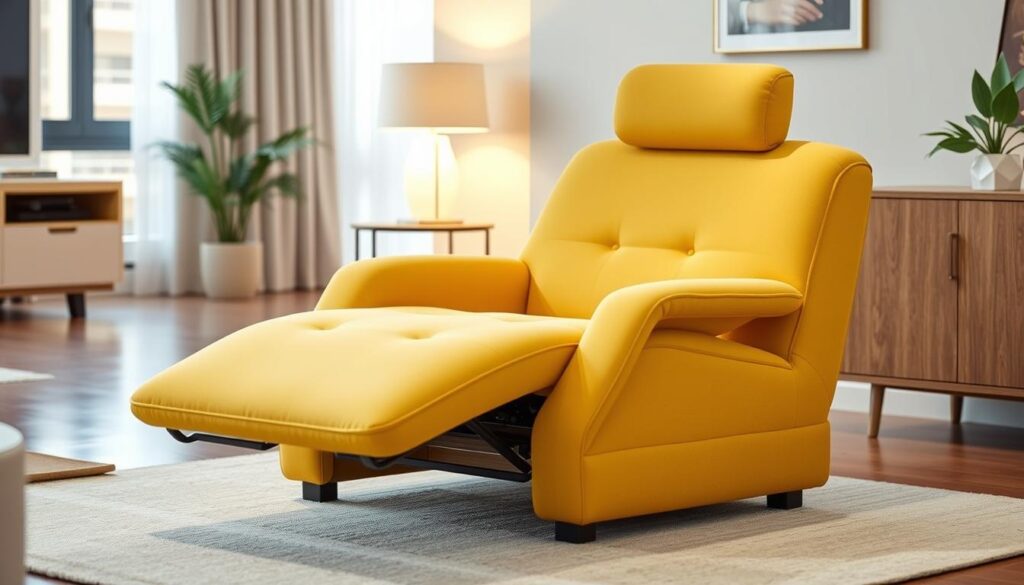 Comfortable sleeper chair with adjustable backrest