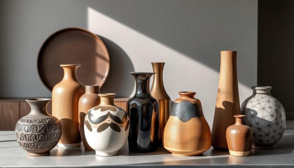 Decorative vases material selection