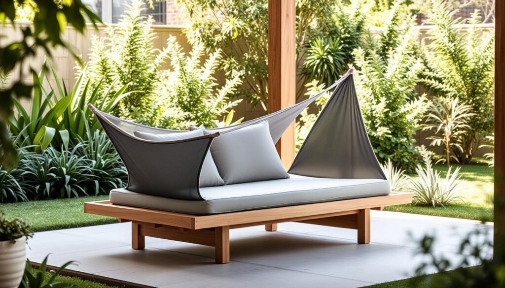 Ergonomic outdoor furniture support system