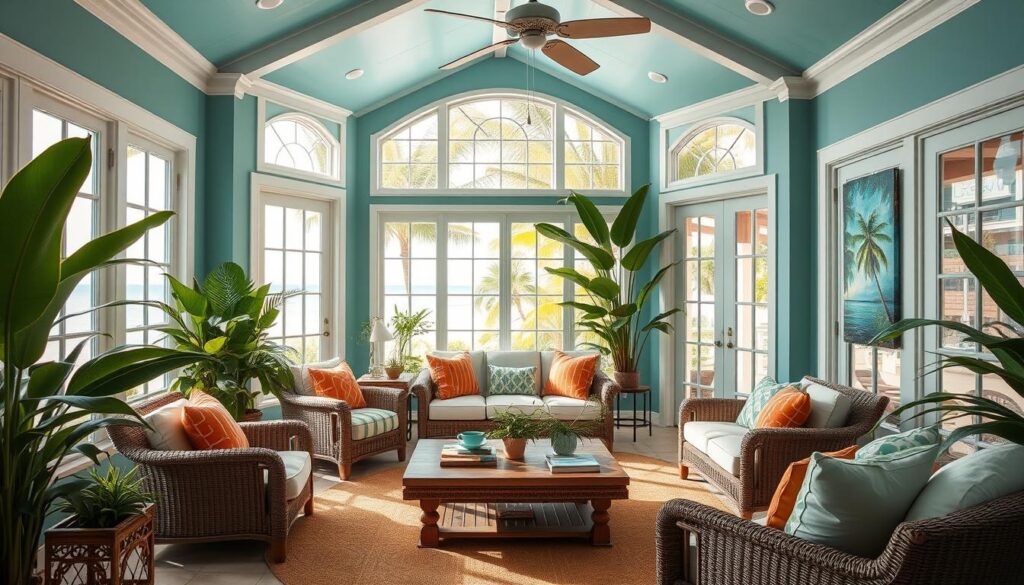 Florida room color palette