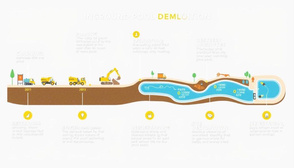 Inground pool demolition timeline