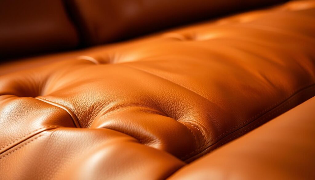 Italian-tanned leather quality