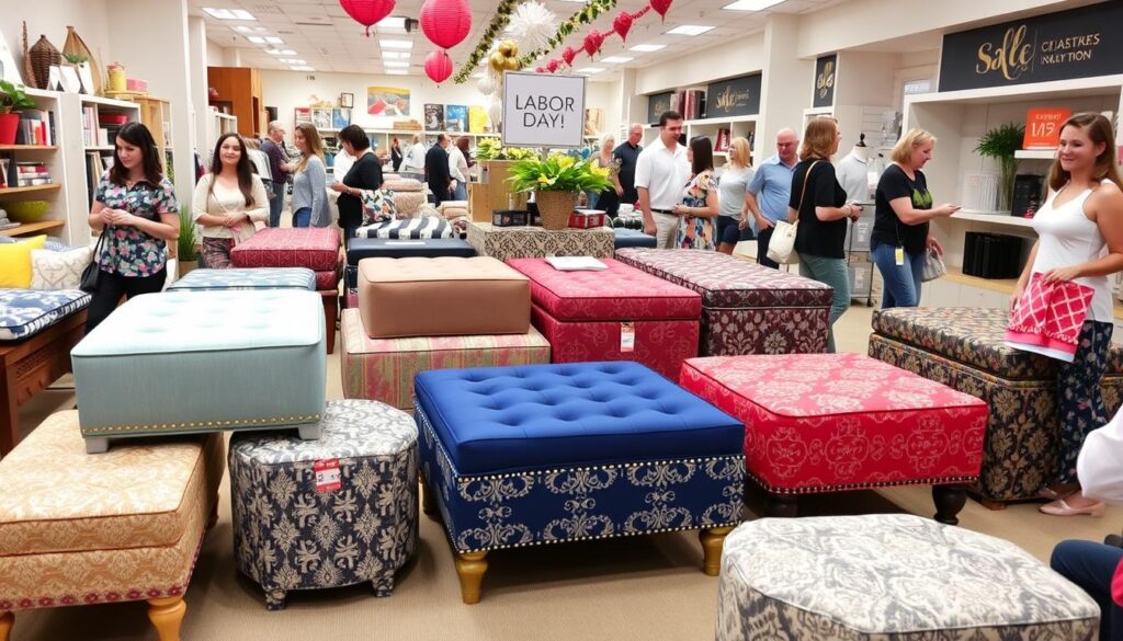 Labor Day ottoman sales