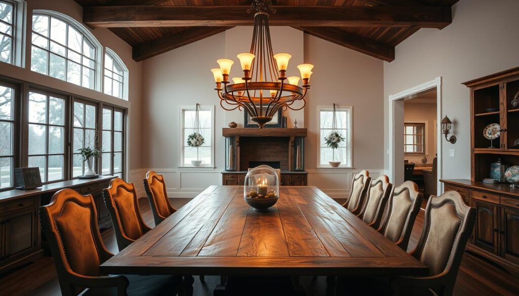 Large dining room chandelier