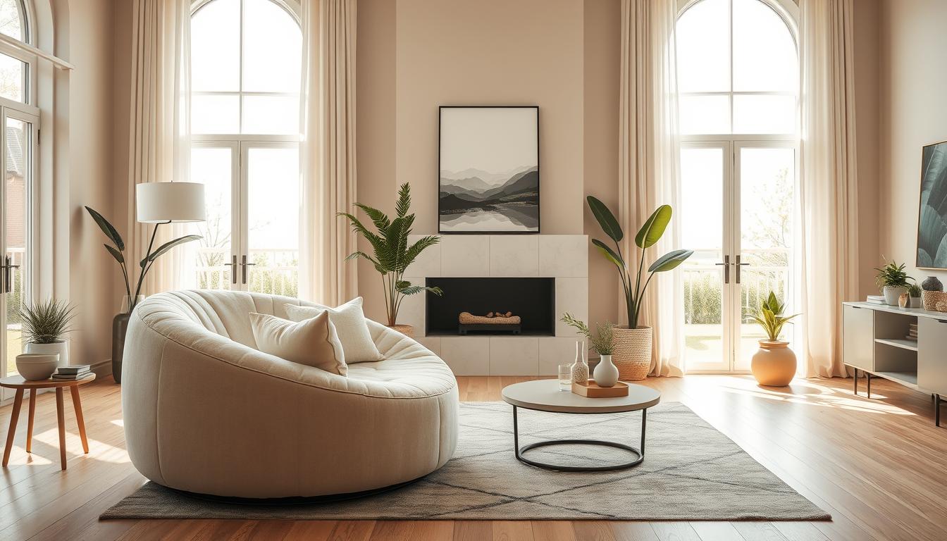 Oversized Round Swivel Chair Selection Guide 2025