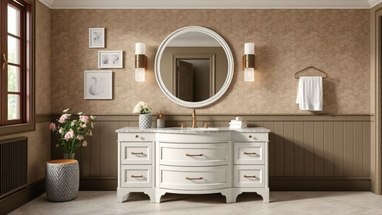 Luxury bow front floor mount vanity How to Elevate your bathroom