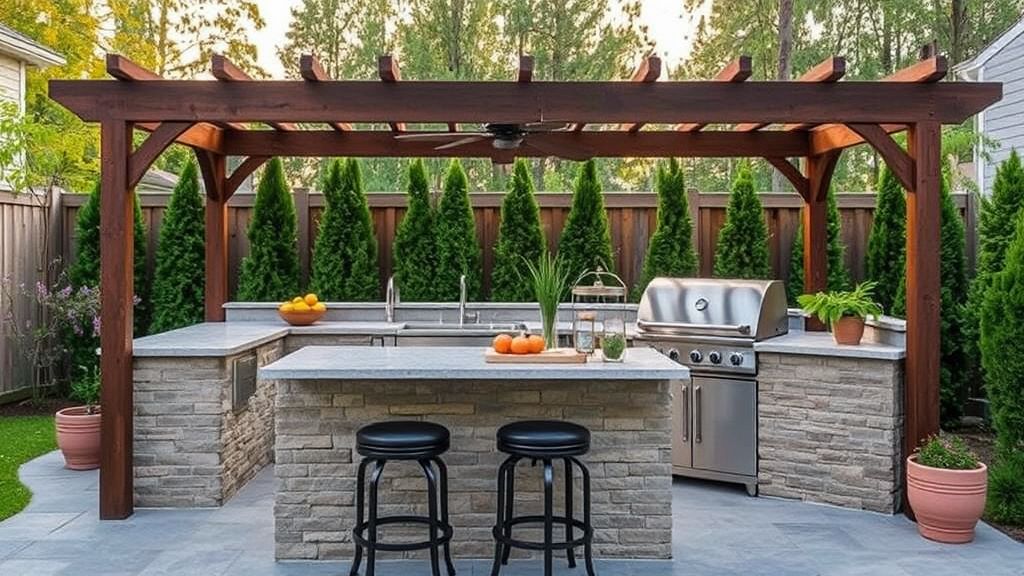 Open Outdoor Kitchen