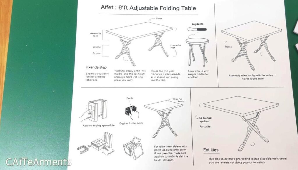 Parker table instructions