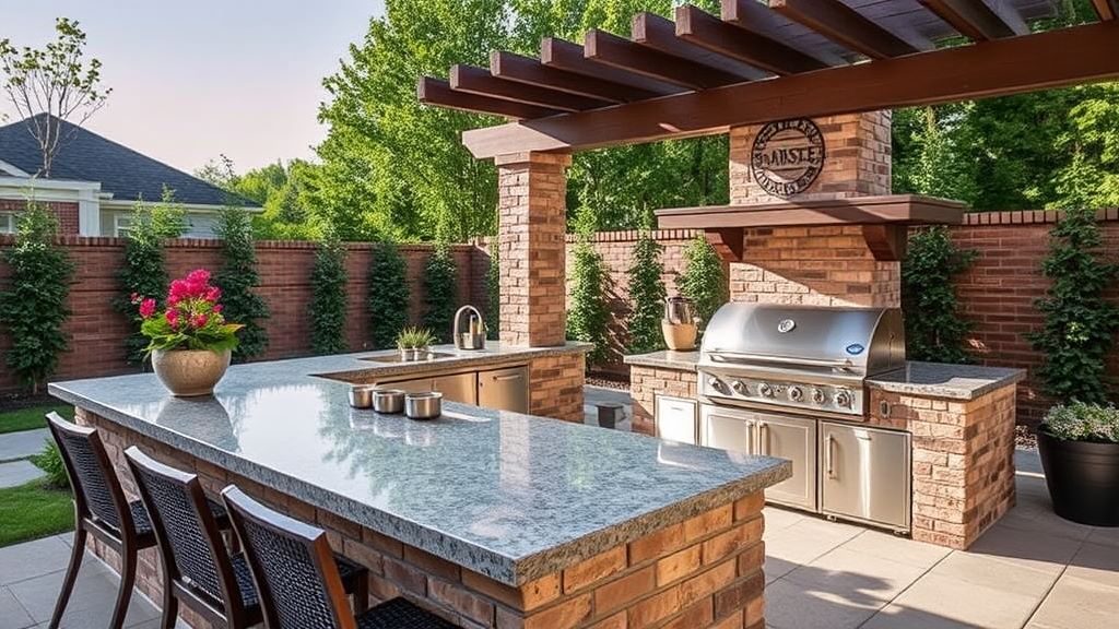 Professional Planning for cooling open outdoor kitchen