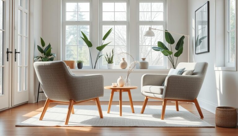 Scandinavian design accent chairs