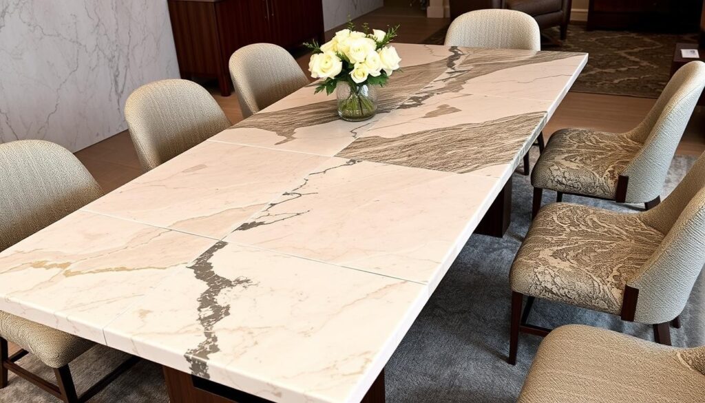 Sintered stone colors for custom dining tables