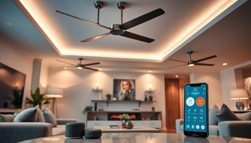 Smart home integration with ceiling fans