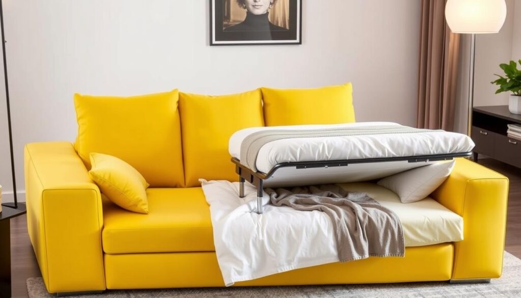 Versatile 3-in-1 convertible sofa bed