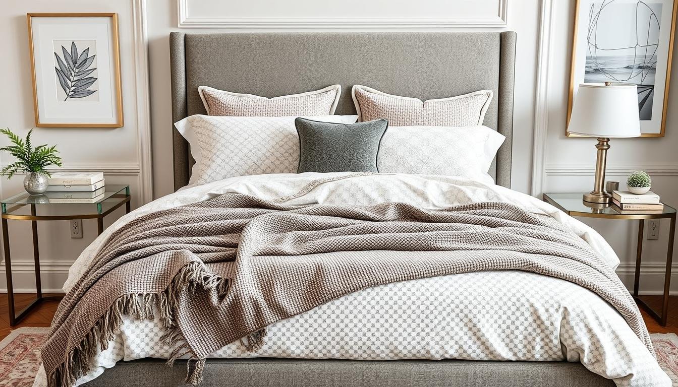 Percale Cotton Queen Modern Patterned Sheets For A Cozy Sleep