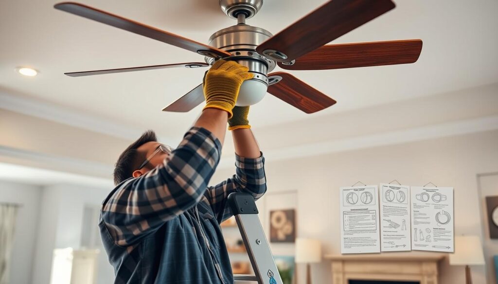 ceiling fan installation safety