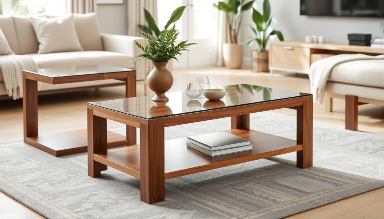 coffee table and side table set