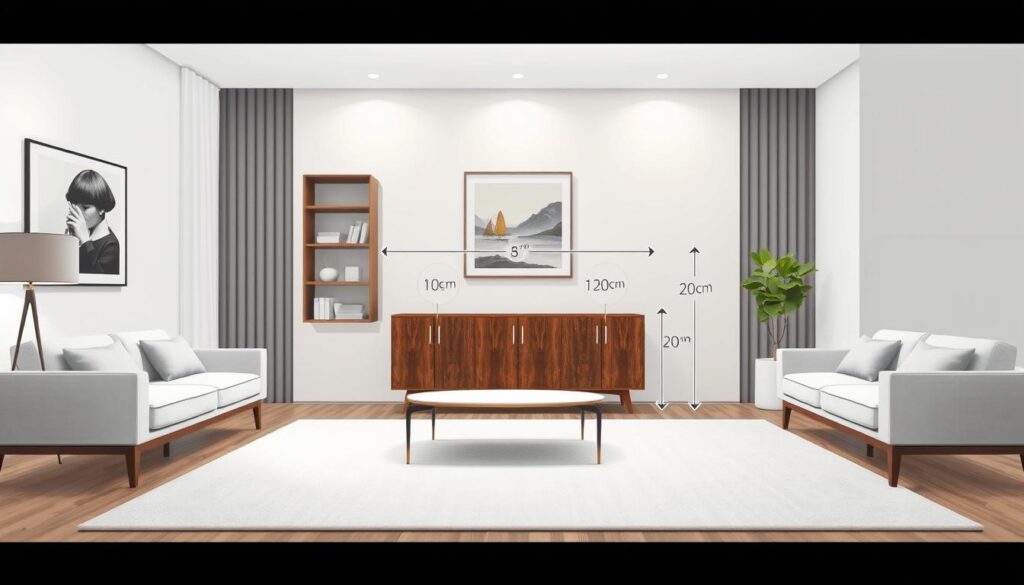 credenza dimensions for space planning