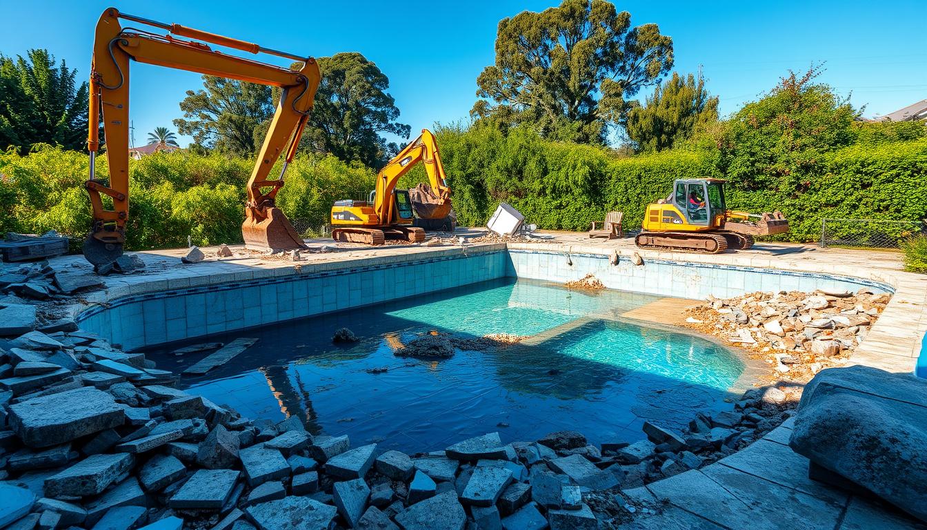 Expert Swimming Pool Demolition Near Me - Masonry Services