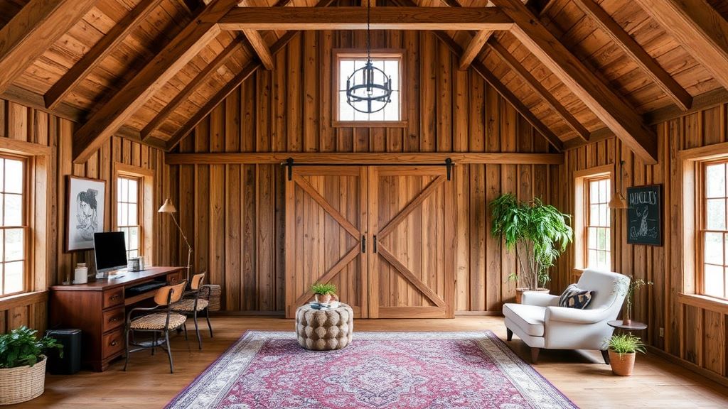 home office barn has gained popularity