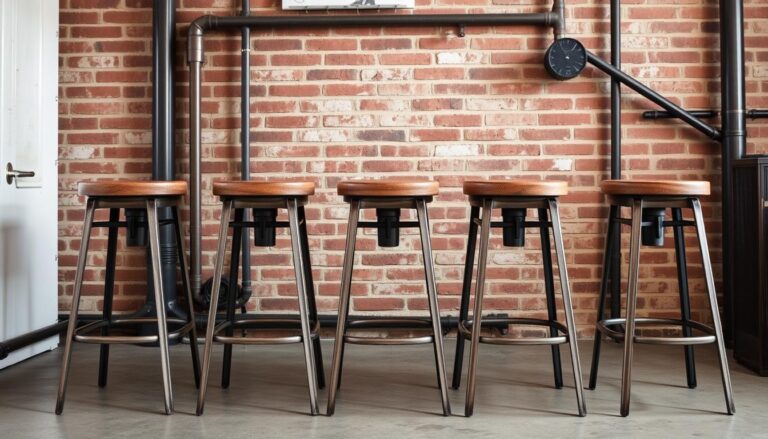 industrial style bar stools