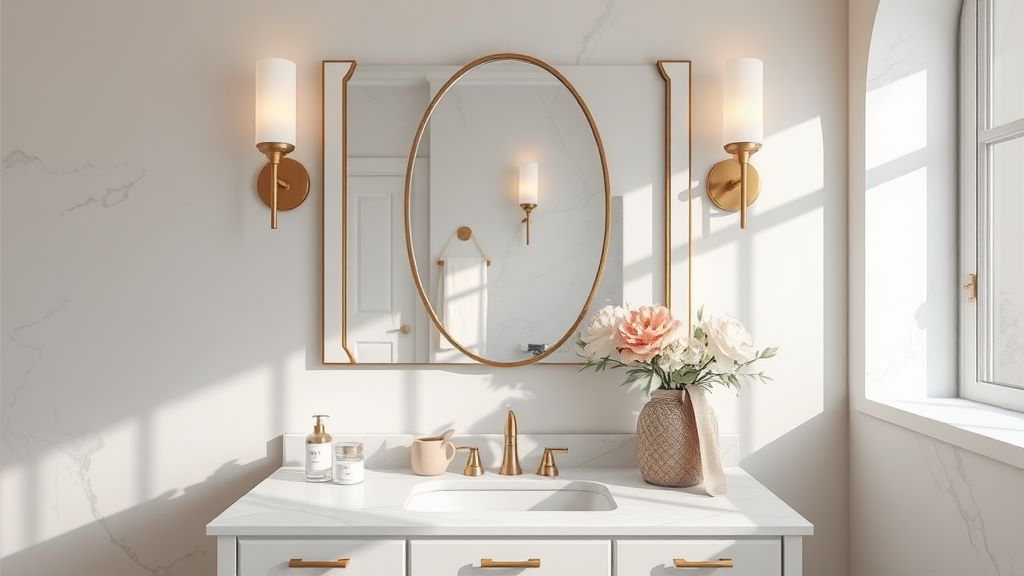 luxury feel of your vanity area