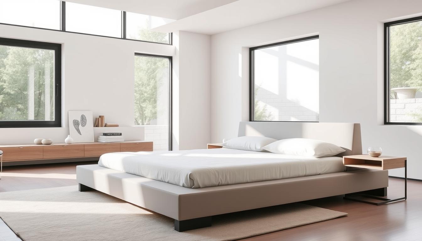 minimalist platform bed frame