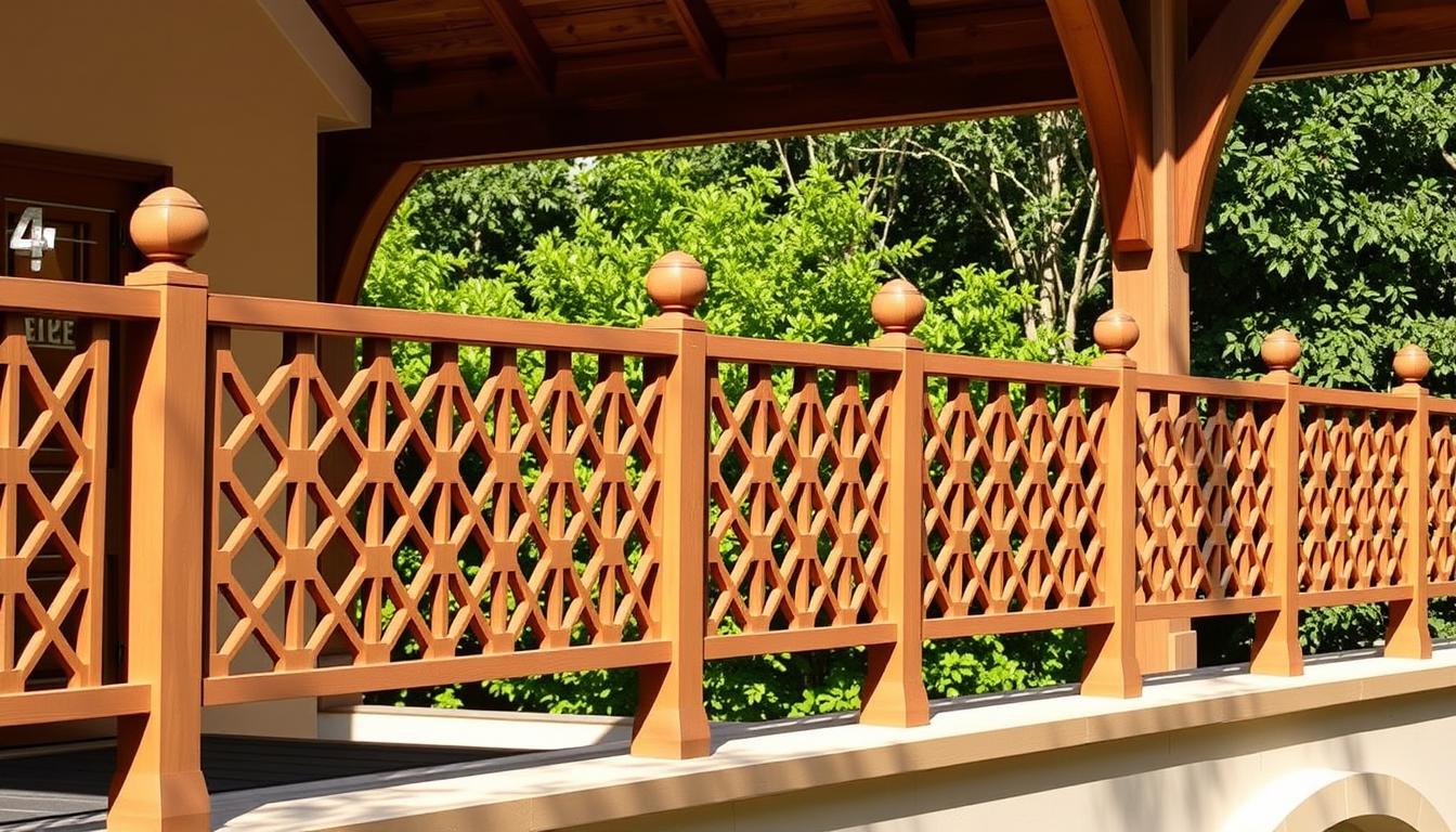 updated bavarian style railings exterior