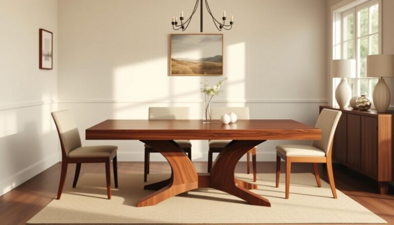 walnut solid dining table 60 inch