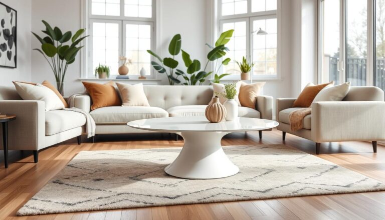 white pedestal coffee tables