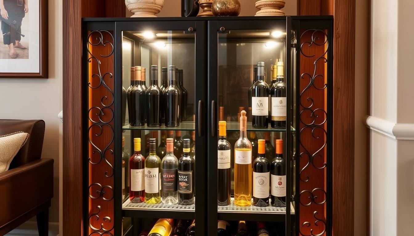 wrought studio heugel wine bar cabinet with ledf