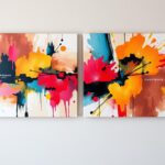 2 piece wall art