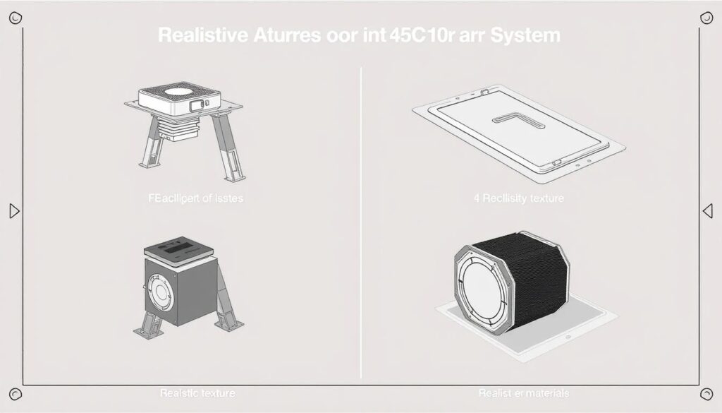 4-leg insert system for AC air vent cover