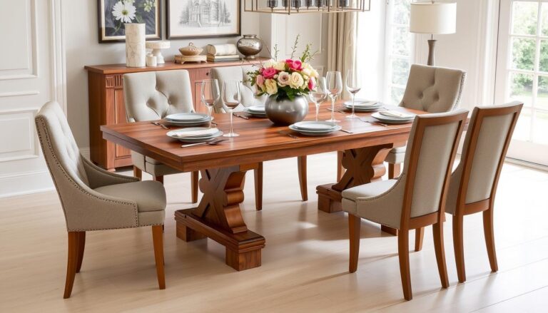 6 seater dining table set