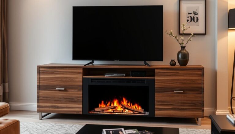 65 inch tv stand with fireplace