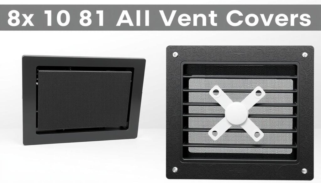 8 x10 ac air vent cover with 4 leg inserts