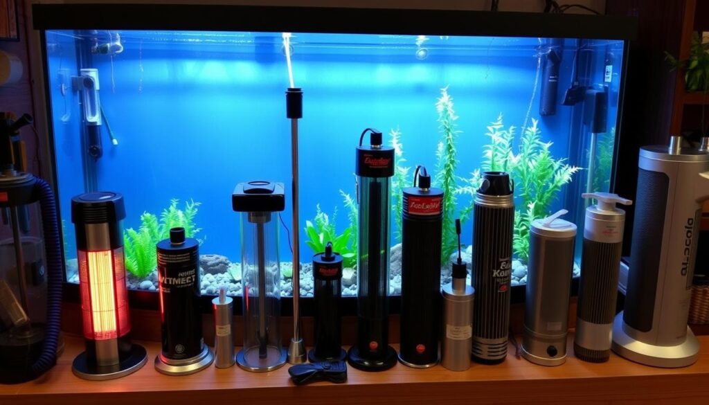 Aquarium heater selection