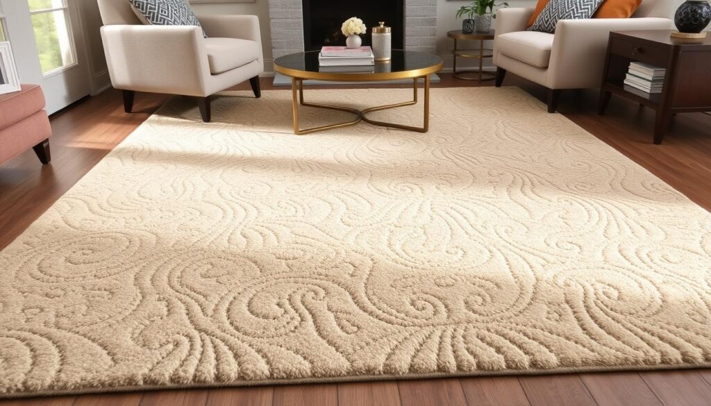 Ashby Oatmeal Sand Rug design features