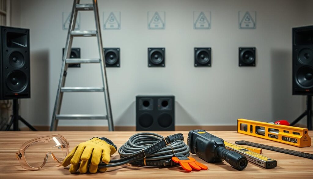 Audio installation safety precautions