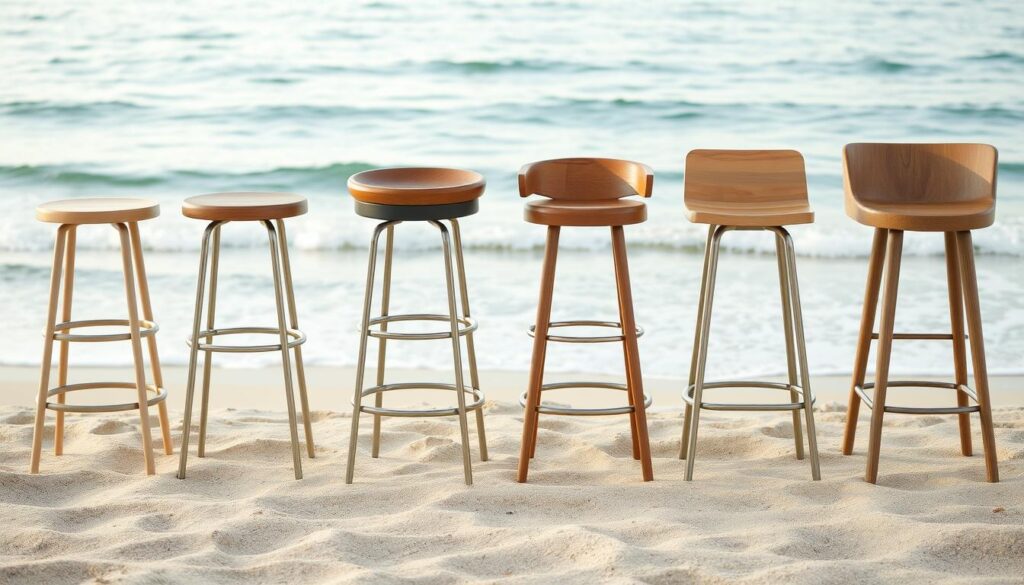 Bar stool height comparison