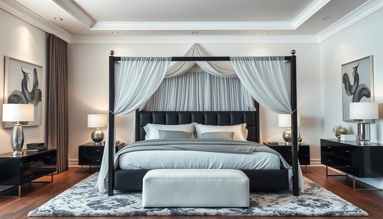 Magic of Black King Canopy Beds: Design Ideas