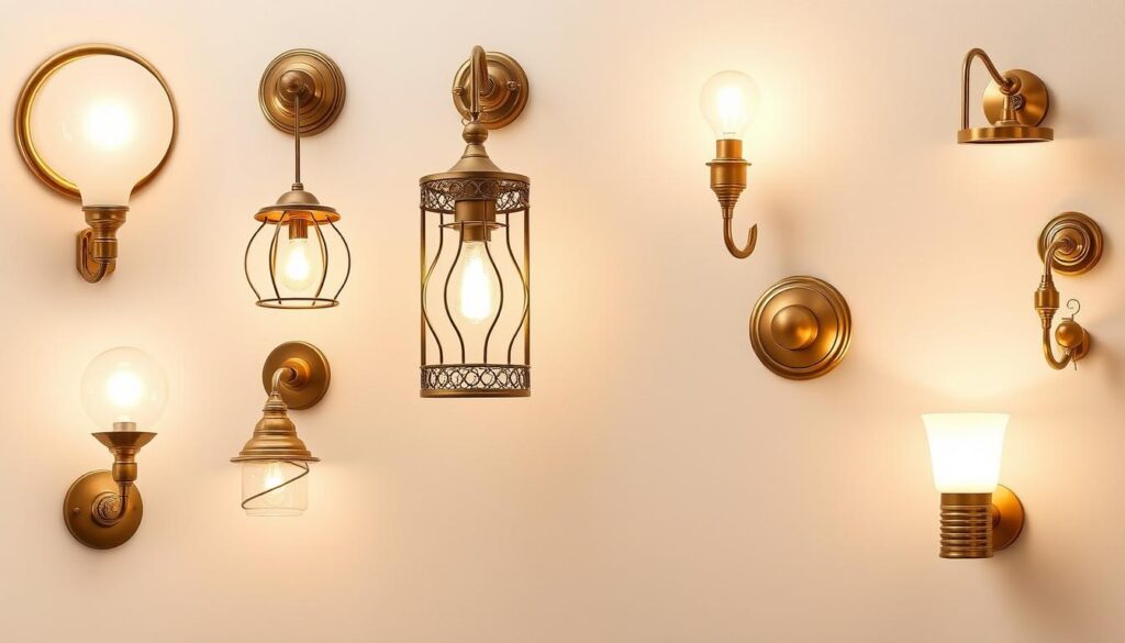 Brass picture light design options