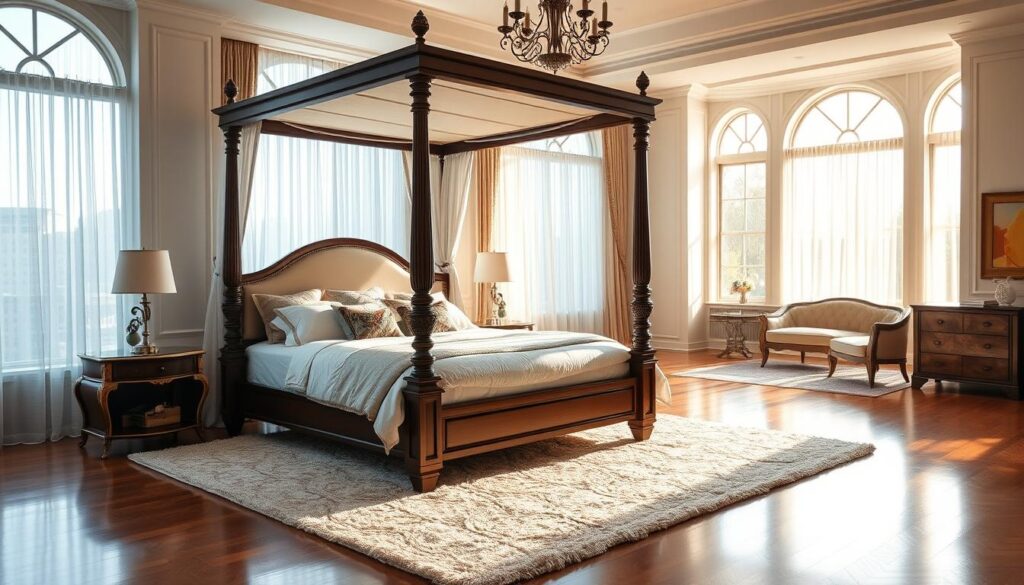 California King Canopy Bed delivery