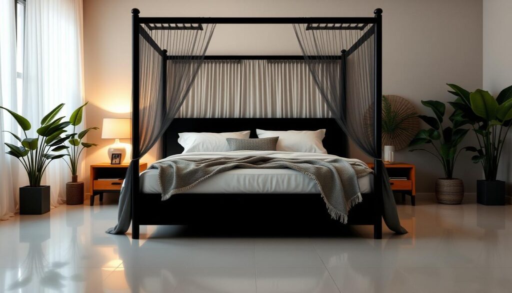 Canopy bed care